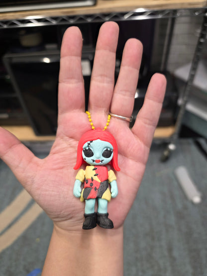 Scary Girl - 3D Keychain