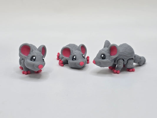 Mouse (Grey) - 3D POCKET PAL