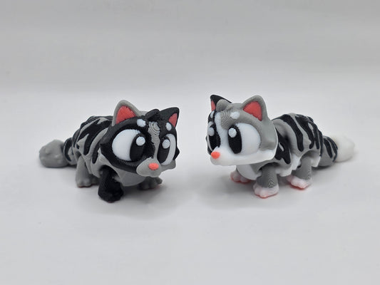 Gray Tiger Cat (keychain) - POCKET PAL
