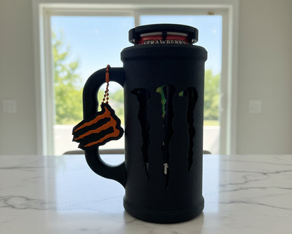 "M" Energy Drink Holder
