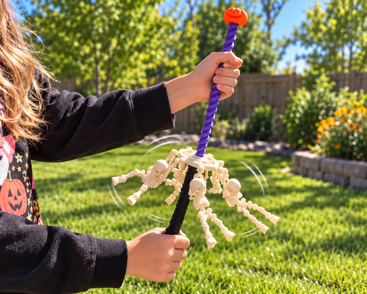 Spinning Skeleton Wand