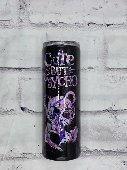 Cute but Psycho Bear - Epoxy 20 oz
