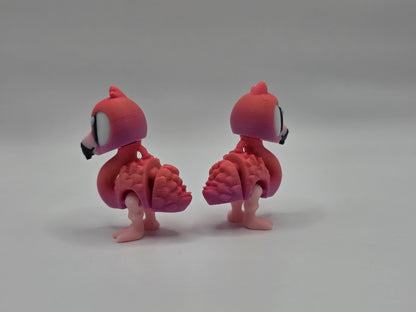 Flamingo - Big Eyes (keychain) - POCKET PAL