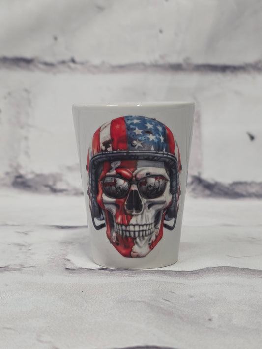 Biker Skull - SHOT GLASS