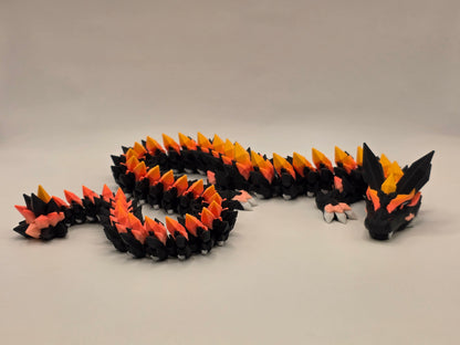 27" Crystal Dragon #9 - Orange Ombre Matte
