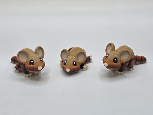 Mouse (Brown Ombre) - 3D POCKET PAL