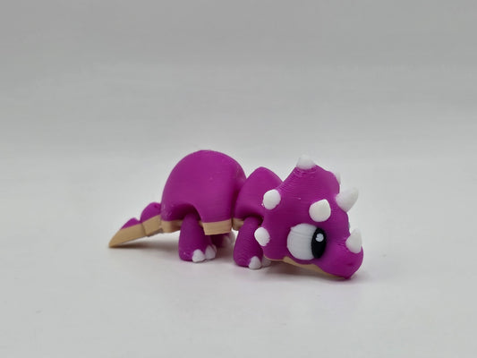 Triceratops (Fuscia)