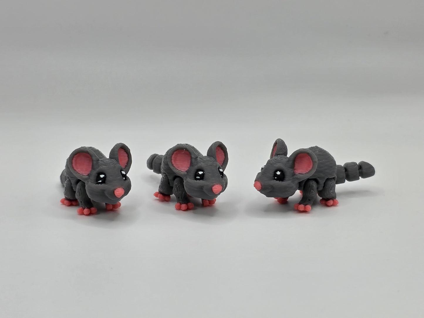 Mouse (Grey) - 3D POCKET PAL