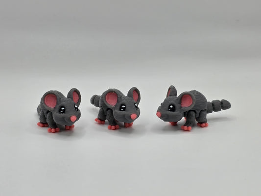 Mouse (Grey) - 3D POCKET PAL