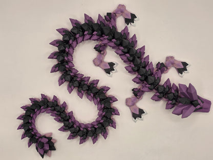 27" Crystal Dragon #8 - Purple Ombre Matte