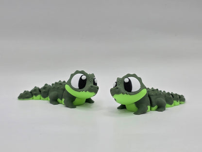 Green Crocodile (keychain also) - POCKET PAL