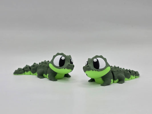 Green Crocodile (keychain also) - POCKET PAL