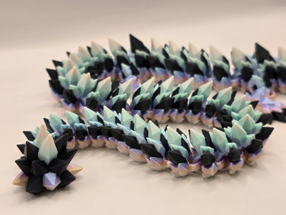 27" Crystal Dragon #5 - Pastel Silk Ombre