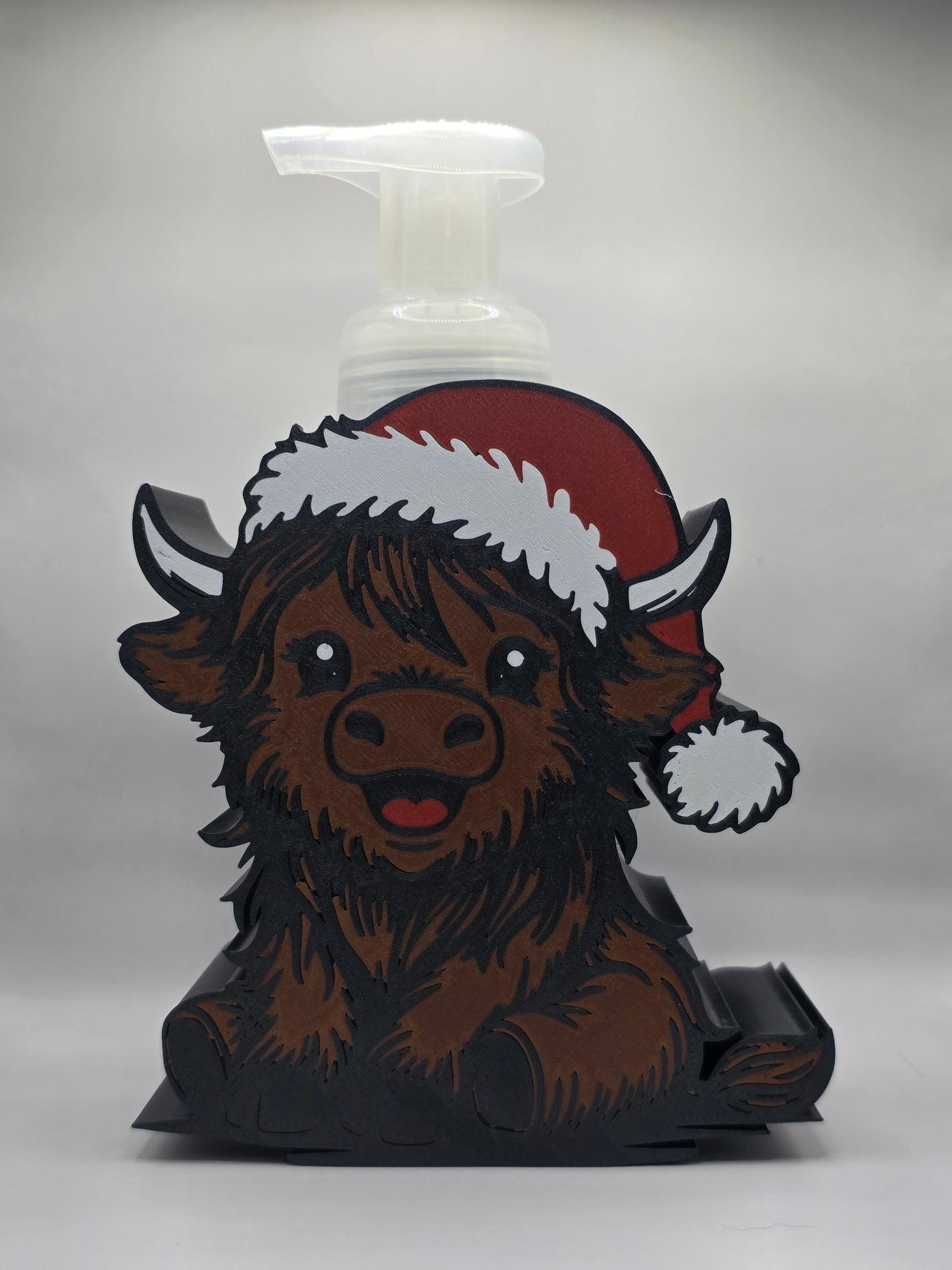 Highland Cow Christmas - Soap Holder (BBW Foam Soap)
