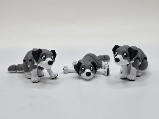 Dog (Grey/black) - 3D POCKET PAL