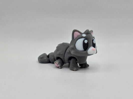 Gray Cat (keychain)