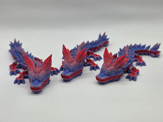 Crystal Dragon (Red/Blue) - 3D POCKET PAL